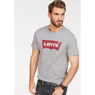 Levi's® T-Shirt Batwing Logo Tee mit Logo-Front-Print grau
