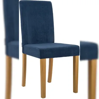 CLP Esszimmerstuhl Ina Cord blau