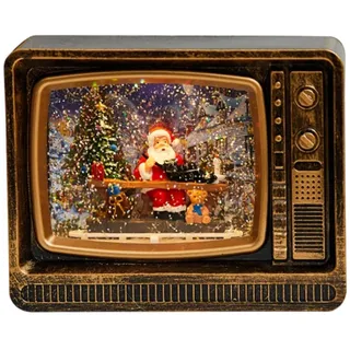 Oshhni Weihnachts-Spieluhr, beleuchtete Spieluhr, Weihnachtsdekoration, Ornament für Cafés