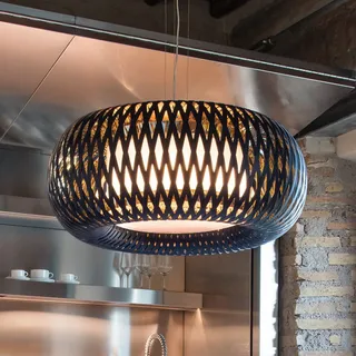 Slamp Kalatos 4-flg. 63 cm rund schwarz/gold