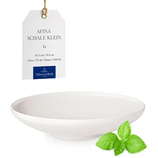 Villeroy & Boch Afina Suppenteller 25 cm Weiß