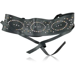COLLEZIONE ALESSANDRO Damengürtel Leder schwarz 105