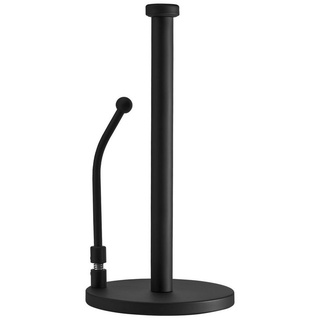 SO-TECH® Küchenrollenhalter Höhe 34 cm, stehend, mit Fixierarm, Edelstahl mit schwarzer Oberfläche schwarz