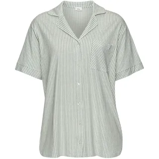 s.Oliver Pyjamaoberteil Grün-gestreift 40/42