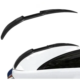 QMMMNH Auto Heckspoiler Spoiler, für Skoda Enyaq Coupé IV/Enyaq RS Coupé IV 80 80x 60 2022-2025 Autospoiler,ABS Dachspoiler Kofferraum Kofferraumspoiler,Bodykits Zubehör,A/Glossy Black
