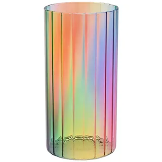 Giftcompany Dekovase Jacquard Vase Streifen mehrfarbig 20cm (Vasen) bunt