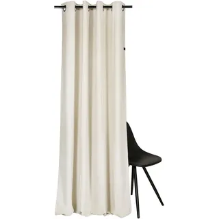 Schöner Wohnen Peachy Ösen 130 x 250 cm Weiß 1 St