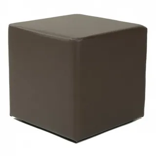 Küchen-Preisbombe Kuechen-preisbombe Design Sitzwürfel Kubus I Kunstleder Hocker 45x45x45 cm modern in braun