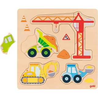 GoKi Einlegepuzzle Baufahrzeuge (57439)