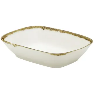 METRO Professional Servierteller Ateo, 12 x 8.3 cm, rechteckig, beige, 6 Stück