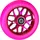 Spy7 Stunt-Scooter Rolle 110mm Abec11 Pink/Pu Pink Rosa