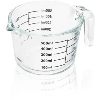 GEFU Messbecher DIMENSO 0,5 Liter aus Borosilikatglas