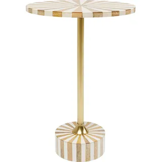 Kare Domero Cirque Gold Weiß 40 x 40 x 40 cm