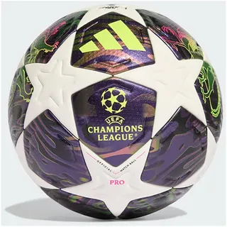 adidas UEFA Champions League Final Pro Ball - Dark Purple / White / Solar Yellow - 5