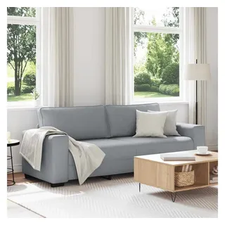 vidaXL 3-Sitzer-Sofa Hellgrau 180 cm Stoff