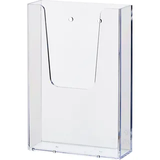 Helit Wandprospekthalter 1/3 DIN A4 11,3 x 3,9 x 16,5 cm 1 St. transparent