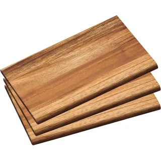 KESPER Frühstücksbrettchen Akazie 3-tlg. 23 x 15 cm Braun