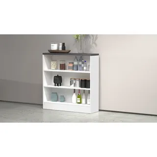 kochstation Küchenregal Sole 90 x 25 x 90 cm Weiß