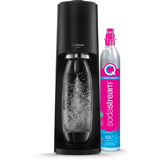 Sodastream Terra black + PET-Flasche 1 l + Zylinder