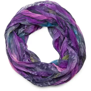 Stylebreaker Loop mit Feder Muster", in Violett | Gr.: onesize