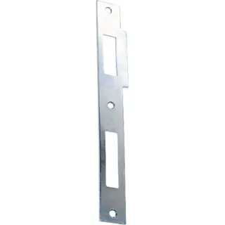 v.i.t Doppeltürschließblech eckig, 210 x 30 x 2 mm, Stahl blau verzinkt