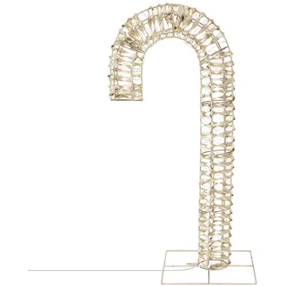 ECD Germany LED Zuckerstange 75 cm Metall 26x75x40 cm Gold