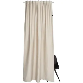 Schöner Wohnen Kollektion Gardine Soft 130x250 - Vorhang 2er Set Blickdicht Sand Baumwollmix - Vorhänge Wohnzimmer - Dekoschal - Curtains