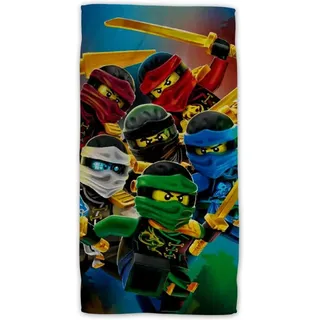 Lego - Strandhandtuch Mikrofaser Badehandtuch & Kinderhandtuch 70x140 cm
