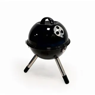 Landmann Kugelgrill Landmann, Schwarz, Metall, Kunststoff, 46x37x37 cm, Grills & Outdoor-Küchen, Holzkohlegrills