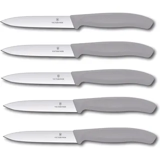 Victorinox Swiss Classic Gemüsemesser 10 cm 5-tlg. Cool Grey
