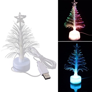 MAGICLULU Mini-Led-Faser-Weihnachtsbaum Mit Farbwechsel USB-Stromversorgung Weihnachtsbaum Für Weihnachten Urlaub Party Tisch-Schlafzimmer