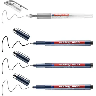 edding Fineliner/Gelroller Zendoodle Set