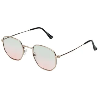 bezlit eyewear Retrosonnenbrille Damen Herren Sonnenbrille Eckige Form Verspiegelt 30562 (1-St) mit bunten Linsen grün|rosa