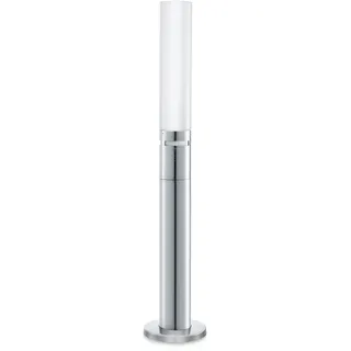 Außen-Stehlampe STEINEL "GL 60 S" Lampen Gr. Ø 12 cm Höhe: 103,8 cm, silberfarben (edelstahlfarben) Außenstandleuchten 360 Bewegungsmelder, Opalgas,Höhenverstellbar, LED-Poller-Wegeleuchte