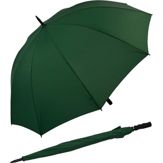 Impliva Langregenschirm Falcone® XXL 10-Streben Golfschirm Fiberglas, riesengroß, windsicher und leicht grün