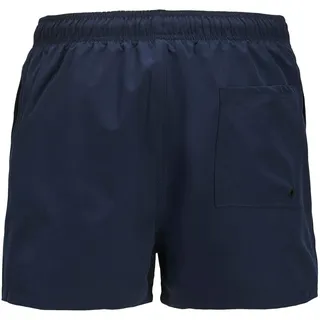 JACK & JONES Badeshorts JPSTMaui JJSWIM Solid AKM SN Dunkelblau S