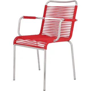 Fiam Mya Spaghetti Stapelsessel 57 x 52 x 85 cm rot