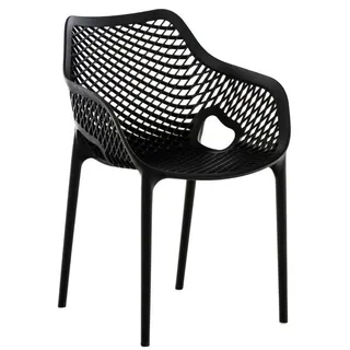 TPFGarden Gartenstuhl 57 x 60 x 81 cm schwarz 1 St.