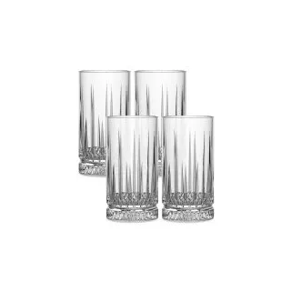 GENTOR Glas Set Longdrinkglas 4er Set Wasserglas Saftglas Kristallglas Trinkgläser Cocktail Glas