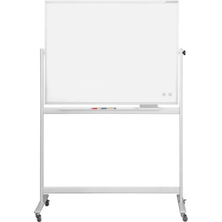 Magnetoplan Whiteboard CC Mobil (B x H) 2000mm x 1000mm Weiß emailliert Beide Seiten nutzbar, Inkl.