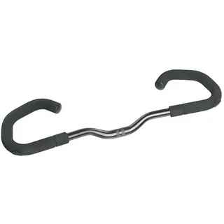Ergotec Fahrradlenker Lenkerbügel AHS-Basic Comfort 25.4 / Aluminium AL6061-T6, mit Lenkerenden, Comfort und Soft-Griffüberzug, schwarz-sand, 17653001