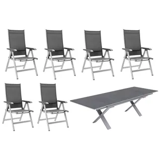 KETTLER Garten-Essgruppe BasicPlus silberfarben