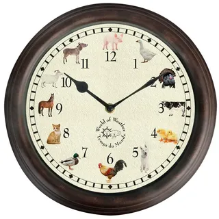 Esschert Design Ø 30 cm Wanduhr grau