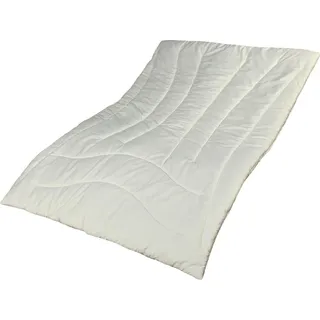 Betten Hofmann Zirbenholz - Schafschurwoll Duo-Leicht Steppbett 135x200 cm - Braun