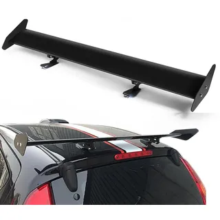 Universelle Auto-Heckflügel GT-Stil, 110cm Alu-Spoiler mit Doppelkammer & ohne Bohrung, Leichtbau-Design für Sportwagen/Sedan/Kombi