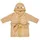 Bademantel GIRAFFE in sand Gr 104