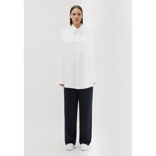 studio seidensticker Businesshemd Oversized Langarm Kentkragen Uni weiß L (41-42)