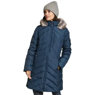 Eddie Bauer Damen Crystal Ridge Daunenparka Parka, Marineblau, S - S