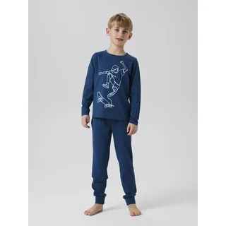 NAME IT - Kid's Nightset TITAN SKATER - Alltagsunterwäsche Gr. 86/92 blau