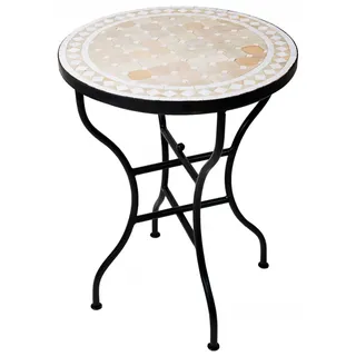 Orient Mosaiktisch marrakesch natur/ Weiß, 60cm